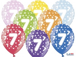 Balónek s číslem 7 - 1 ks